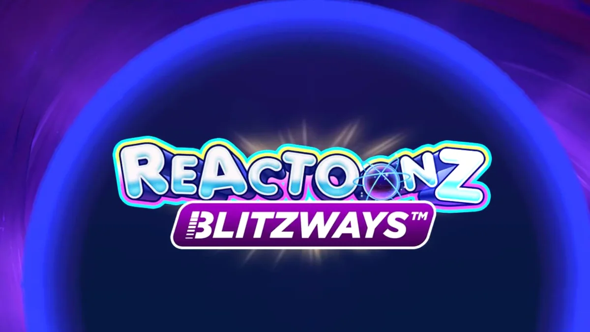 Tampilan visual slot Reactoonz Blitzways dengan karakter alien yang penuh warna